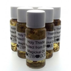 10ml Holy Thistle Herbal Spell Oil Protect From Evil